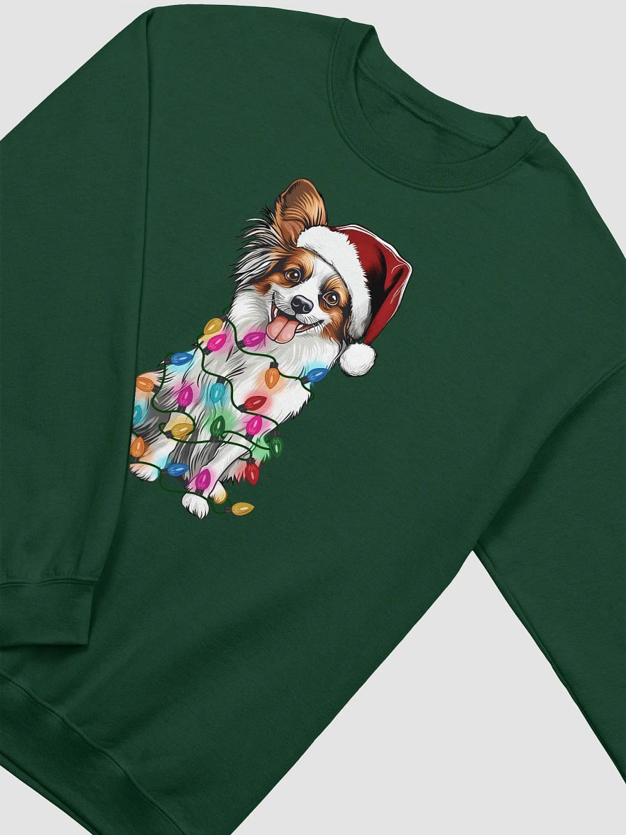 Funny Papillon Christmas Sweatshirt product image (9)