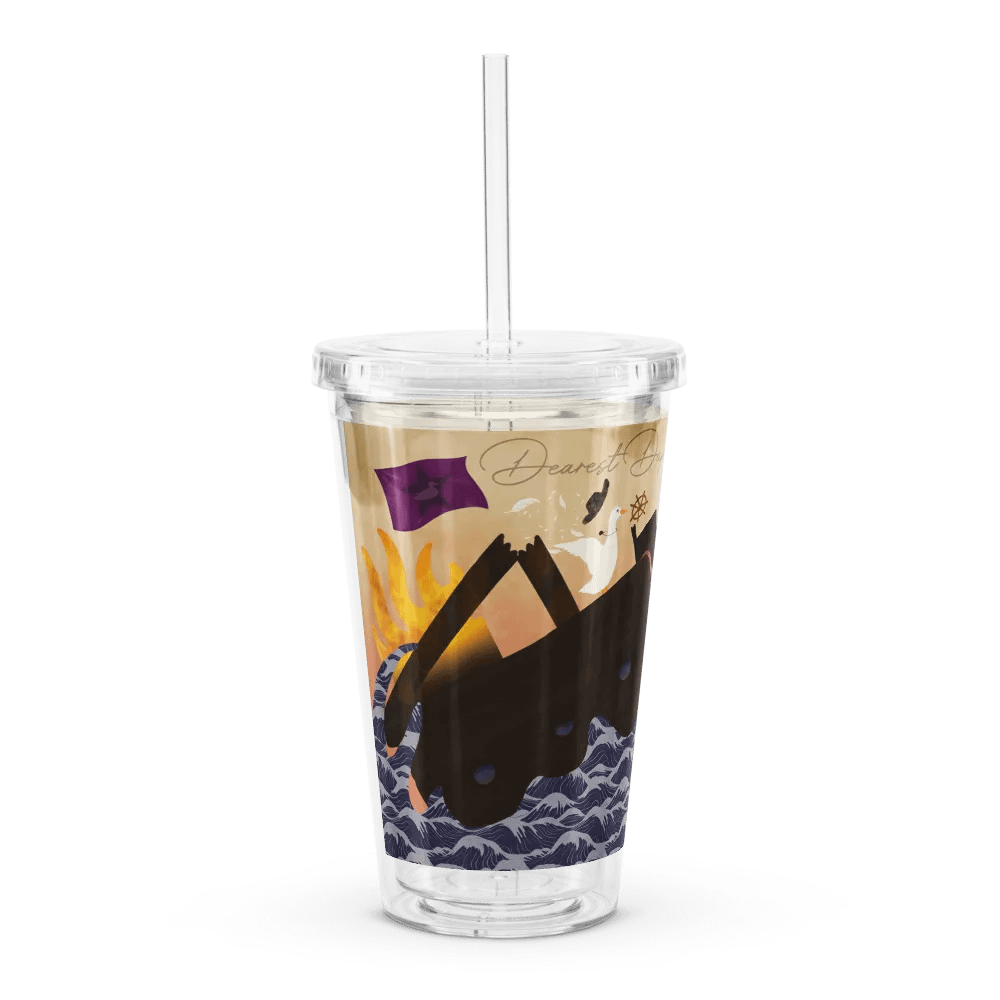 Running A Tight Shipwreck Clear Tumbler product image (3)