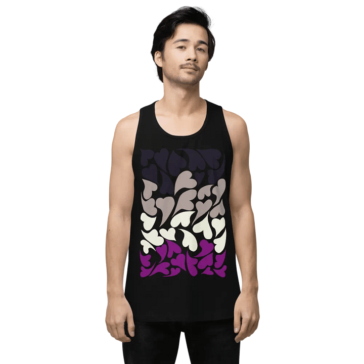 Nestled PRIDE Asexual Tank Top product image (1)