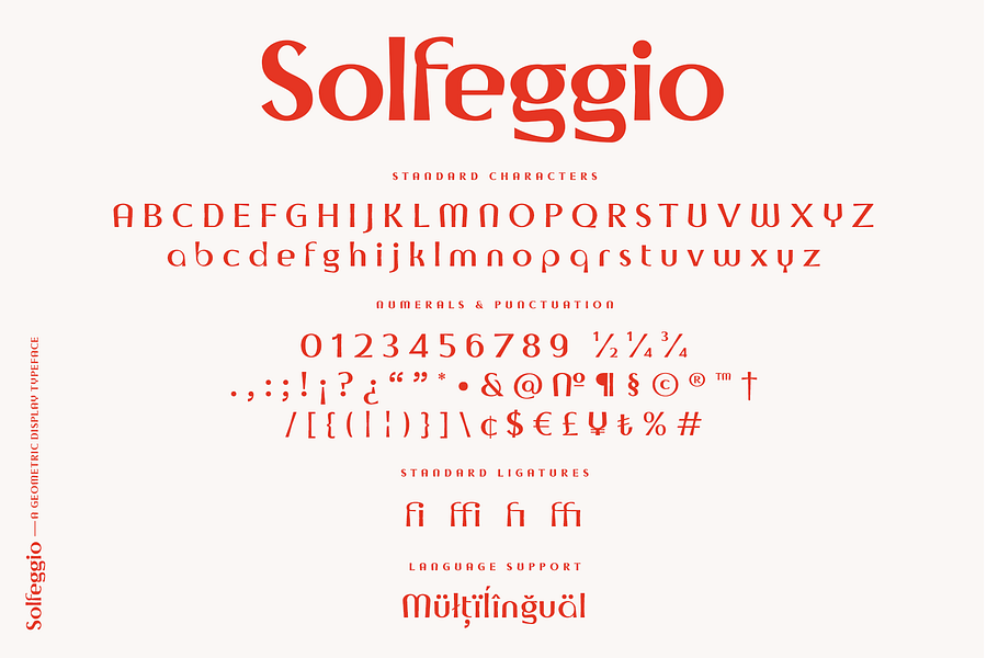 Solfeggio | A Geometric Display Typeface product image (8)