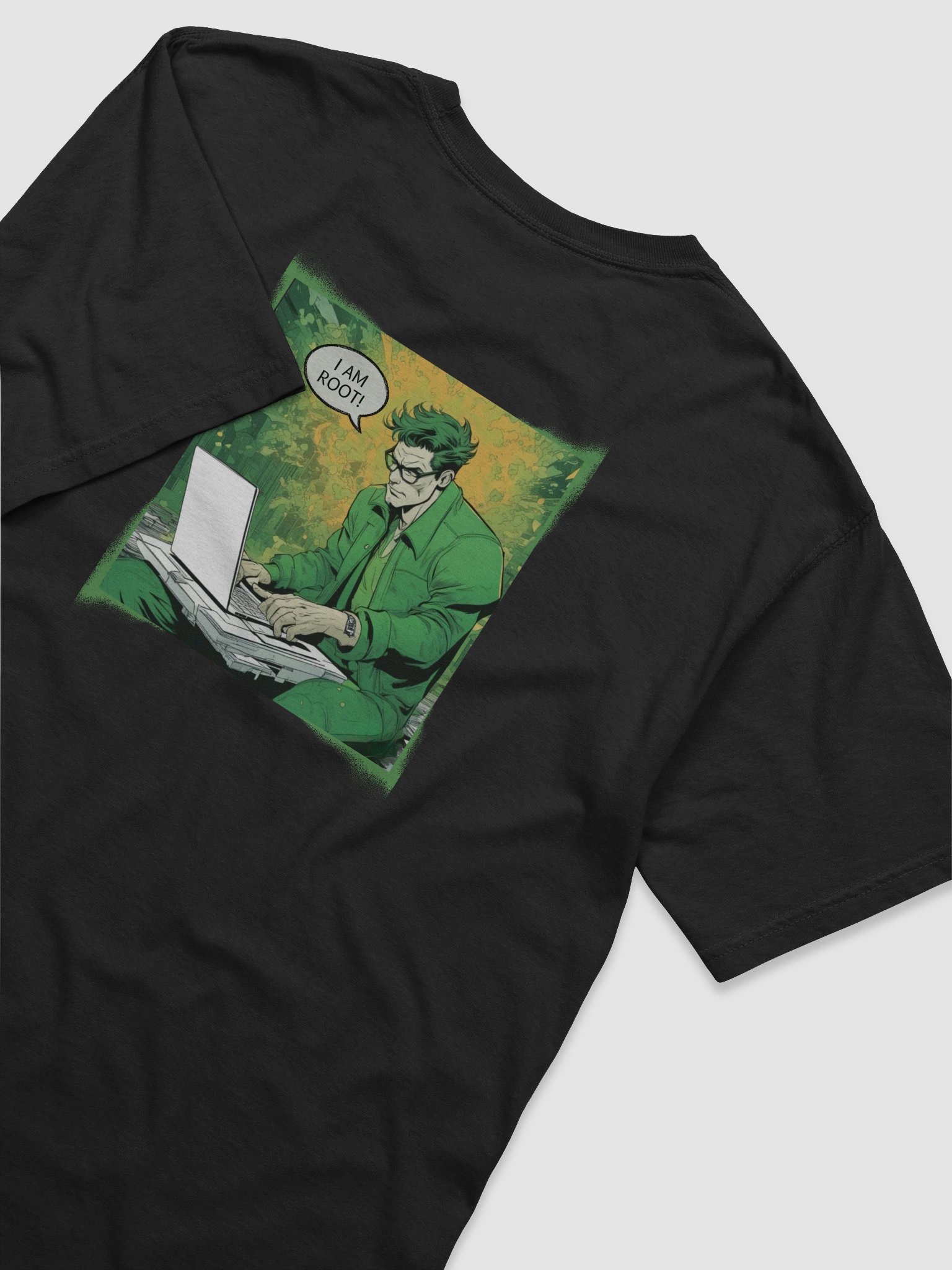 💻 I Am Root – Hacker Comic Tee product image (6)