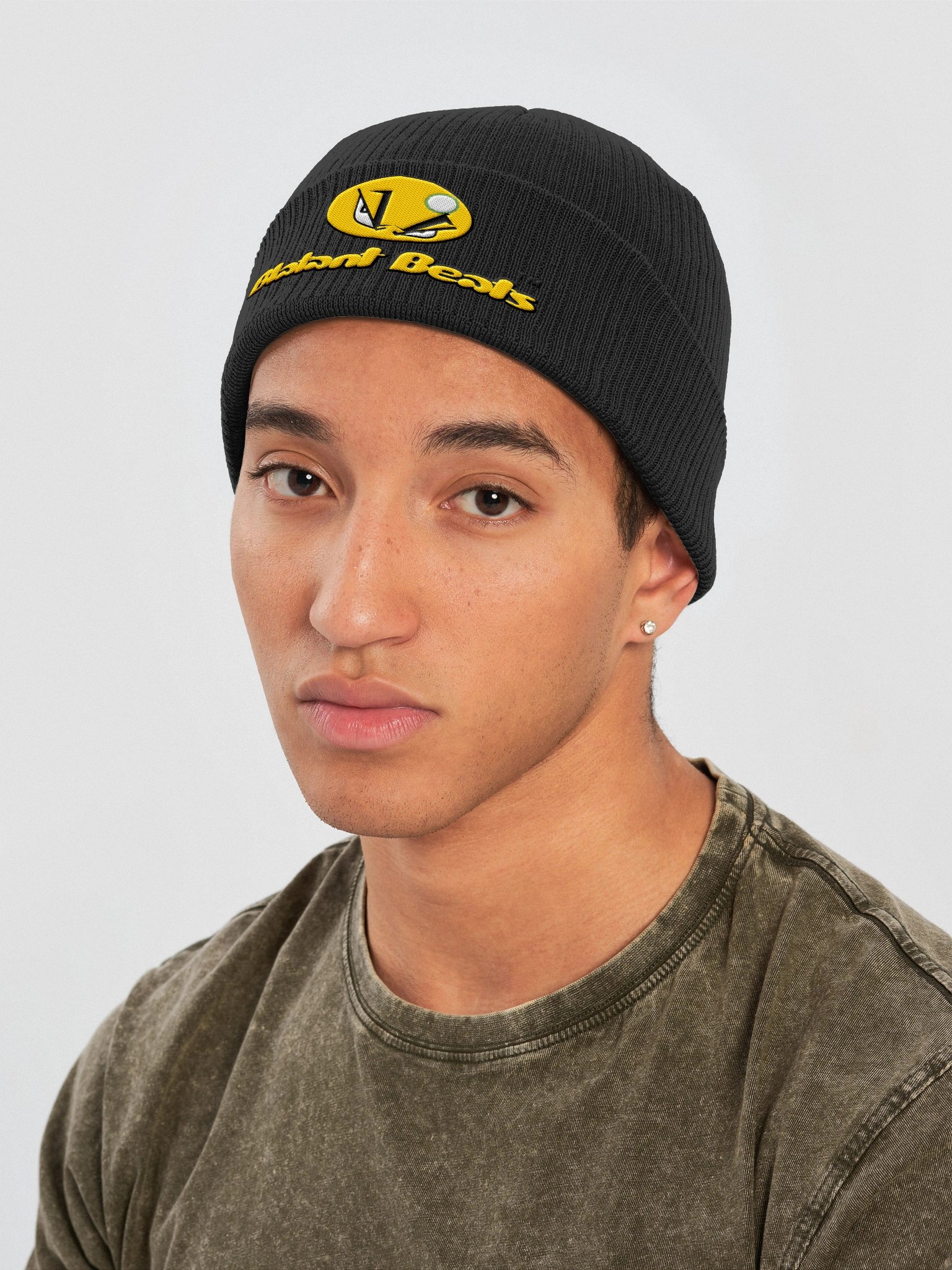 Blatant Beats Organic Ribbed Beanie product image (2)