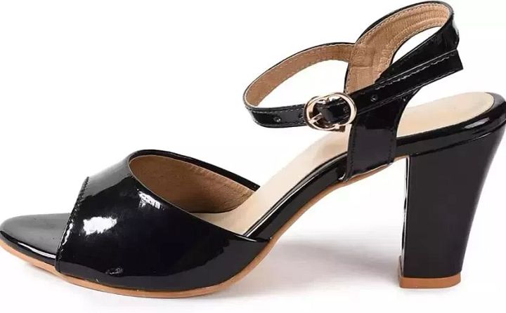 Women Black Block Heels Sandal Fashion Women's & Girls' Fashion Sandal product image (2)