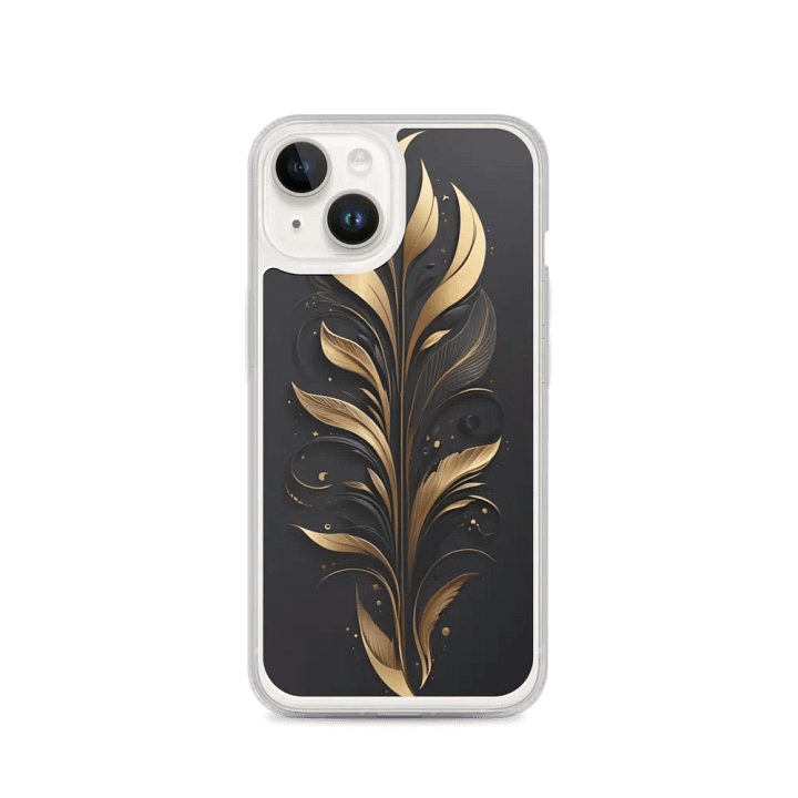 MagSafe® Clear Case for iPhone® – The golden Leaves product image (4)