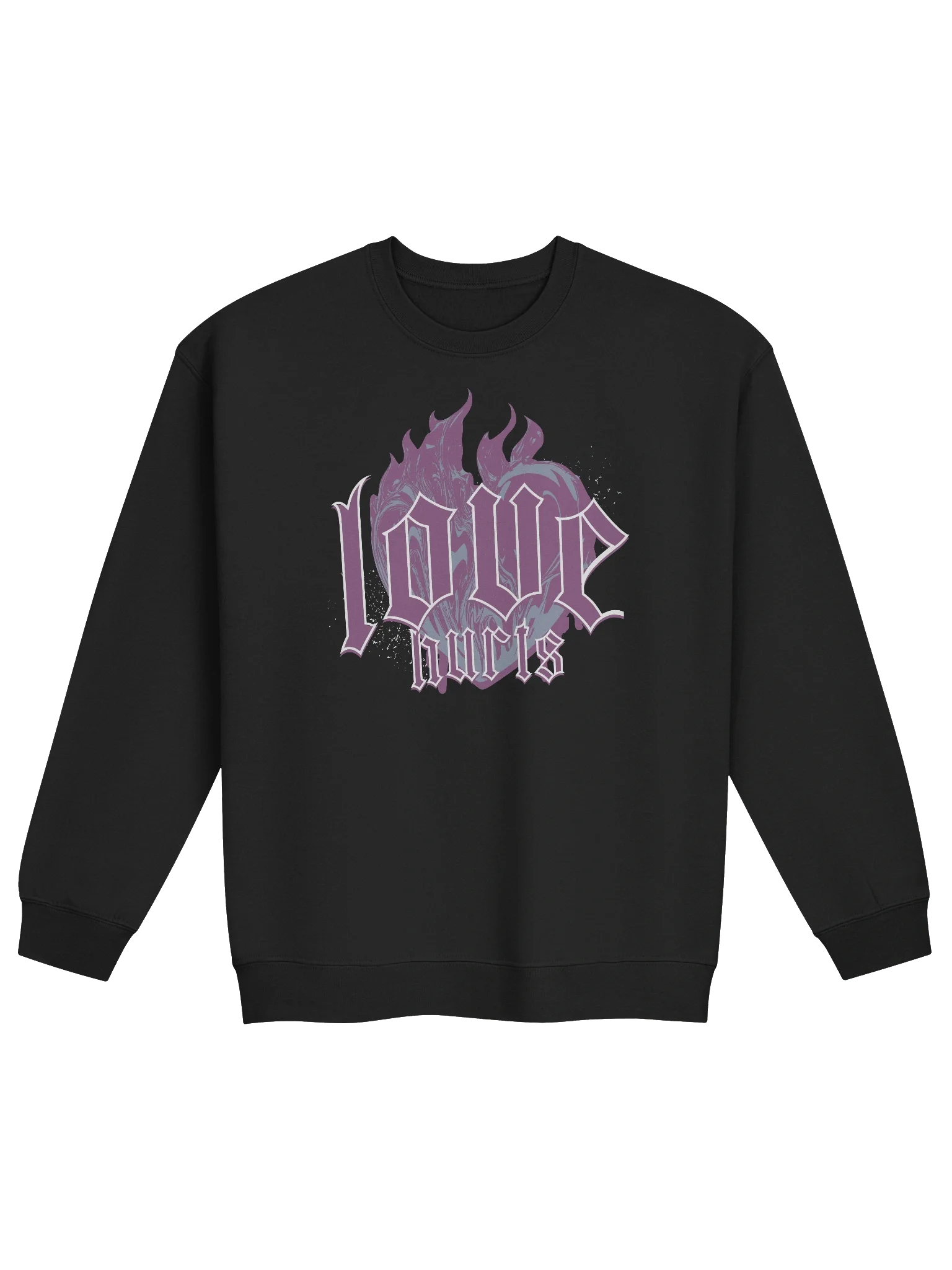 Stylish Love Hurts Crewneck Sweatshirt for Everyday Wear product image (1)