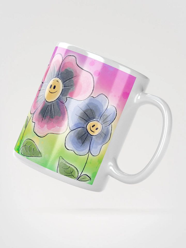 Spring Smiling Violet Pansies Mug product image (4)