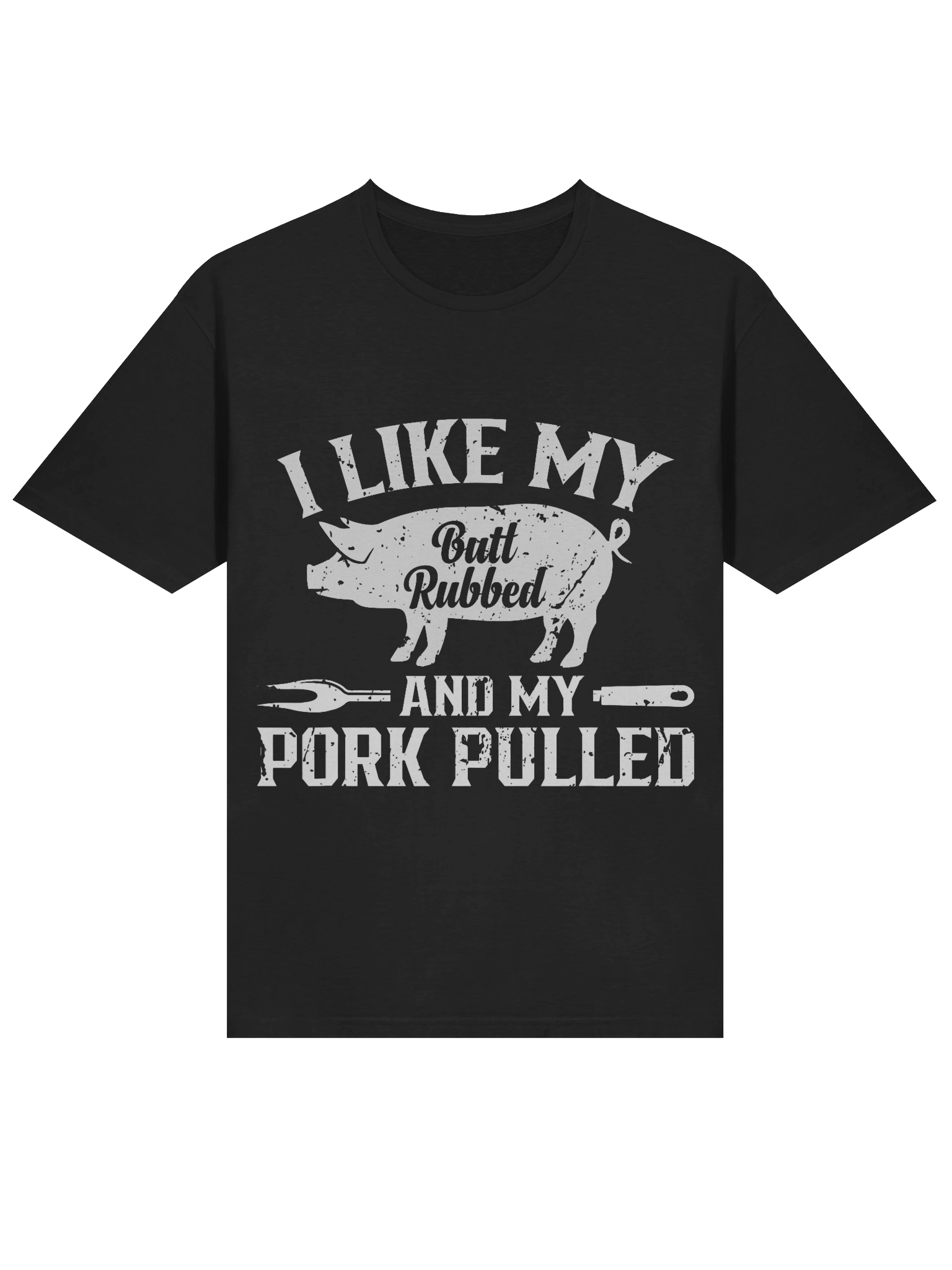 I Like My Butt Rubbed and My Pork Pulled – Gildan Softstyle Unisex T-Shirt product image (2)