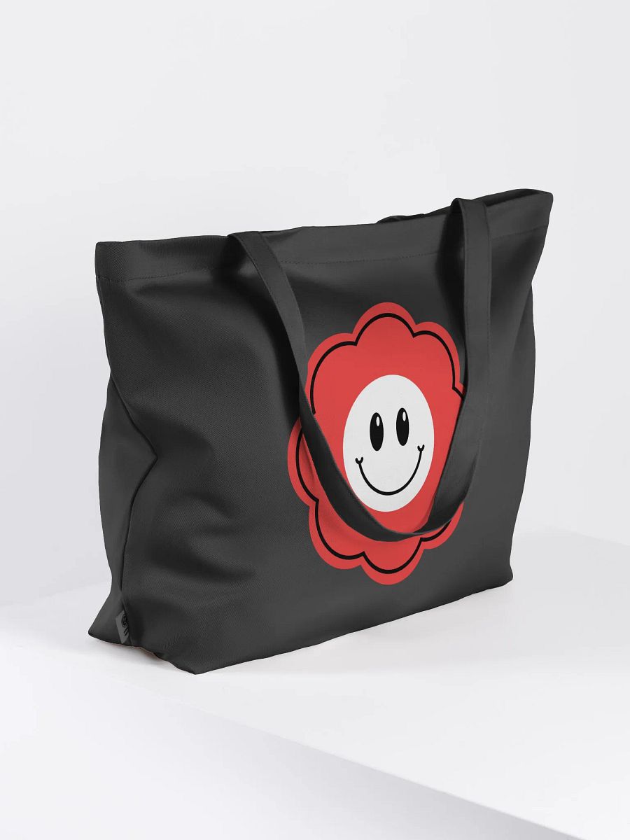 Cheerful Smiley Eco Tote Red product image (4)