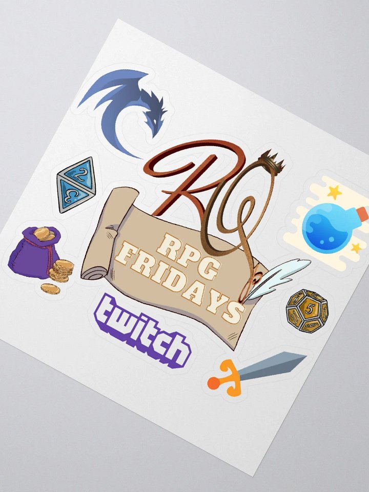 RPG Friday!- Sticker product image (2)