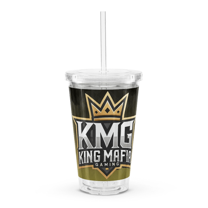 KingMafiaGaming Double-Wall Clear Tumbler – Sip in Style! product image (1)