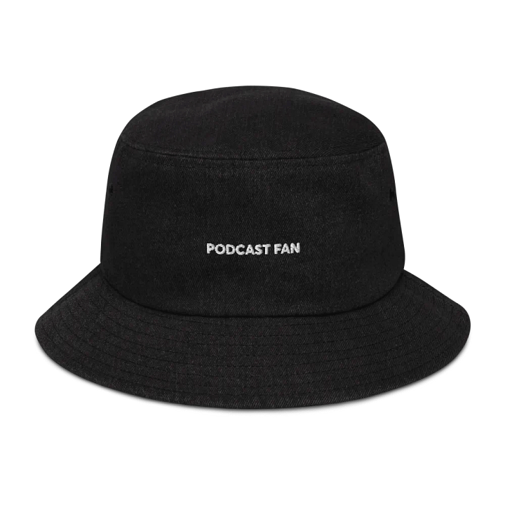 Podcast Fan Denim Bucket Hat product image (1)