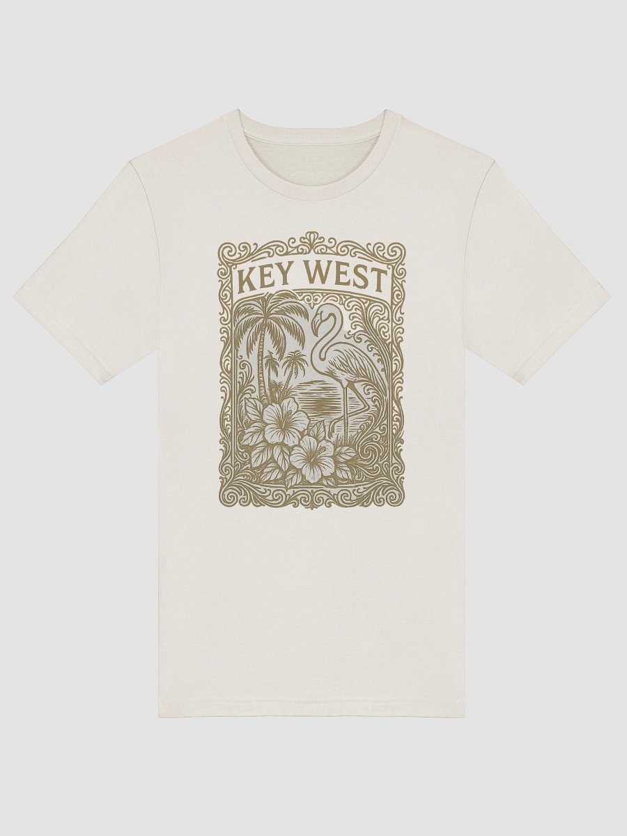 Key West Tropical T-Shirt Ultra Soft Tee with Flamingo and Hibiscus product image (5)