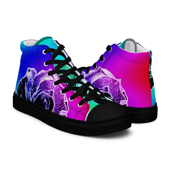 Hint of rose high top canvas shoes (womens) product image (1)