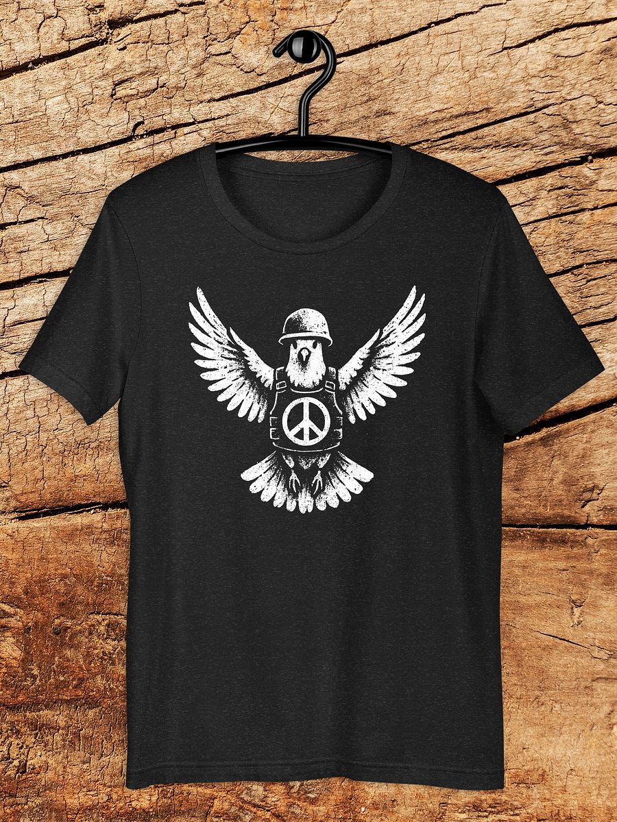 Armored Dove Tee – Peace Under Attack T-shirt product image (1)