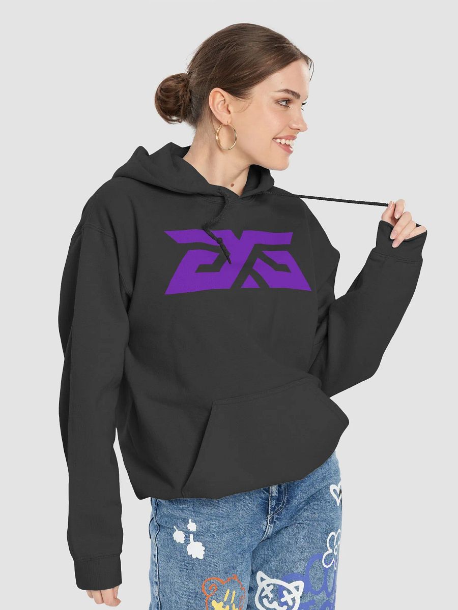 Black Hoodie Purple logo product image (7)