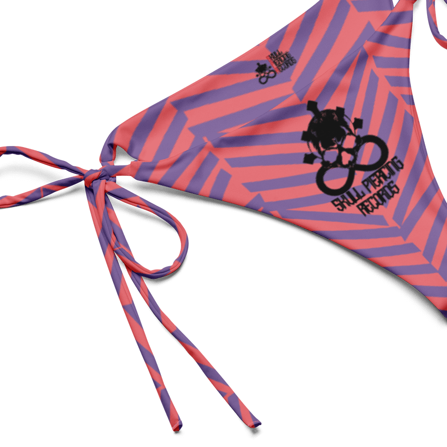 Skull Piercing Records Herringbone String Bikini Bottom product image (1)