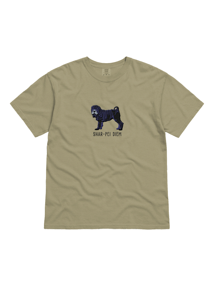 Shar-Pei Diem T-Shirt(Embroidered) of a Chinese Shar-Pei(Black) product image (6)
