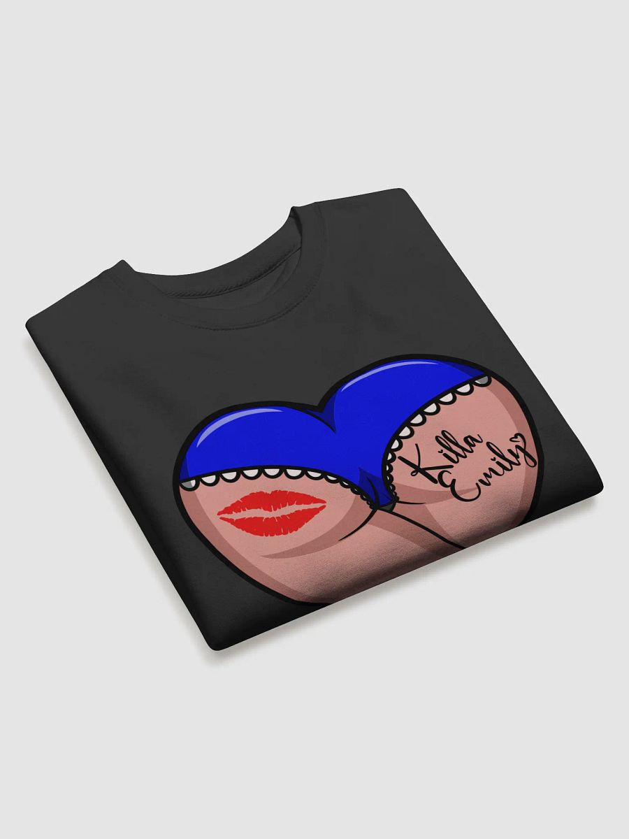 UNISEX KILLA EMILY ROYAL BLUE HEART BUTT SWEATSHIRT product image (3)