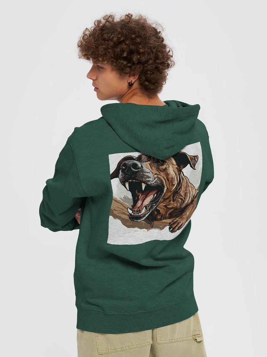 City Roamer Agresive Dog Fleece Zip-Up Hoodie product image (6)