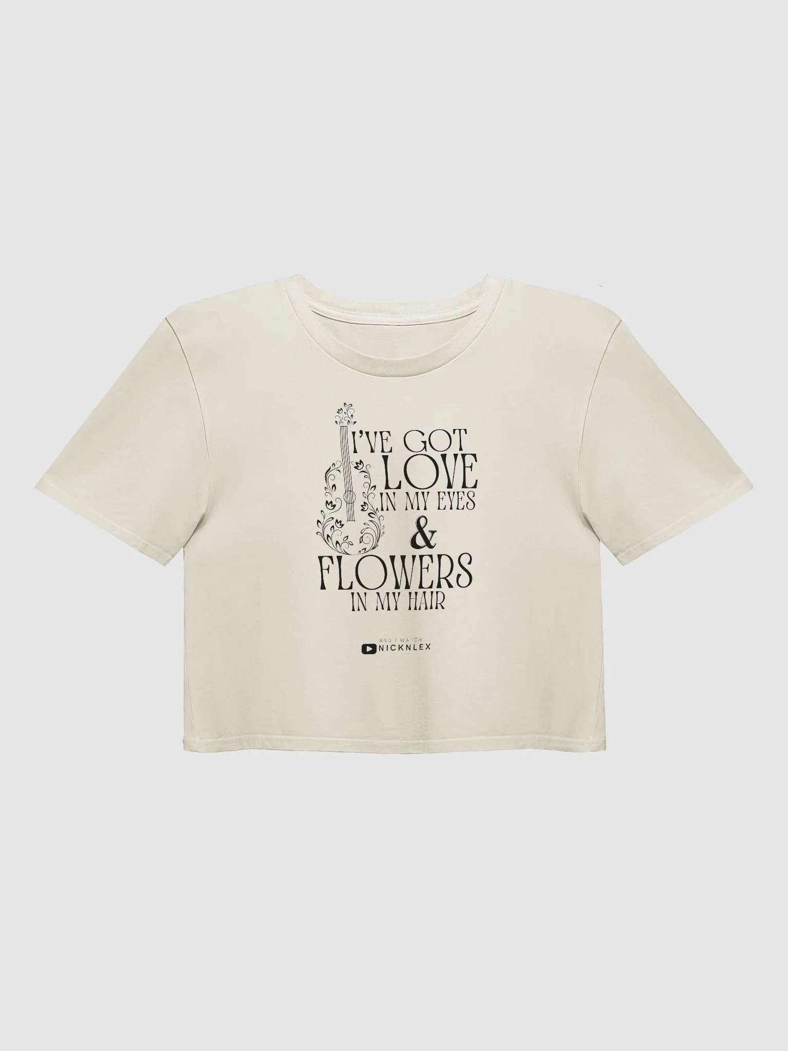 Flower Power Kinda Girl - Premium Crop Top product image (1)