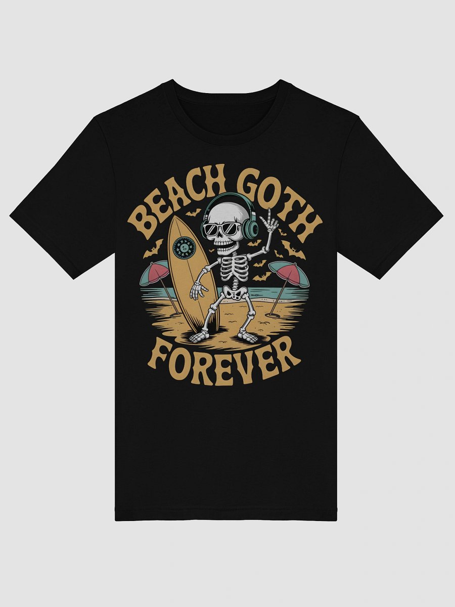 Goth Beach Skeleton T-Shirt product image (5)