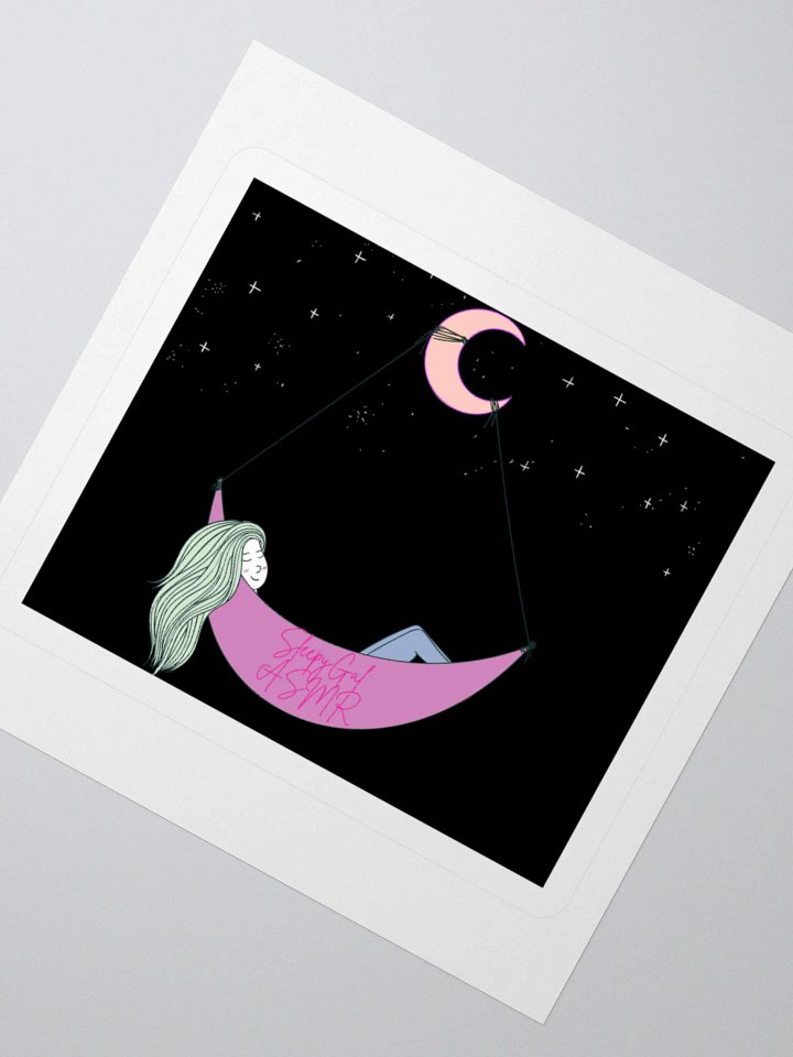 SleepyGal Logo Sticker product image (4)