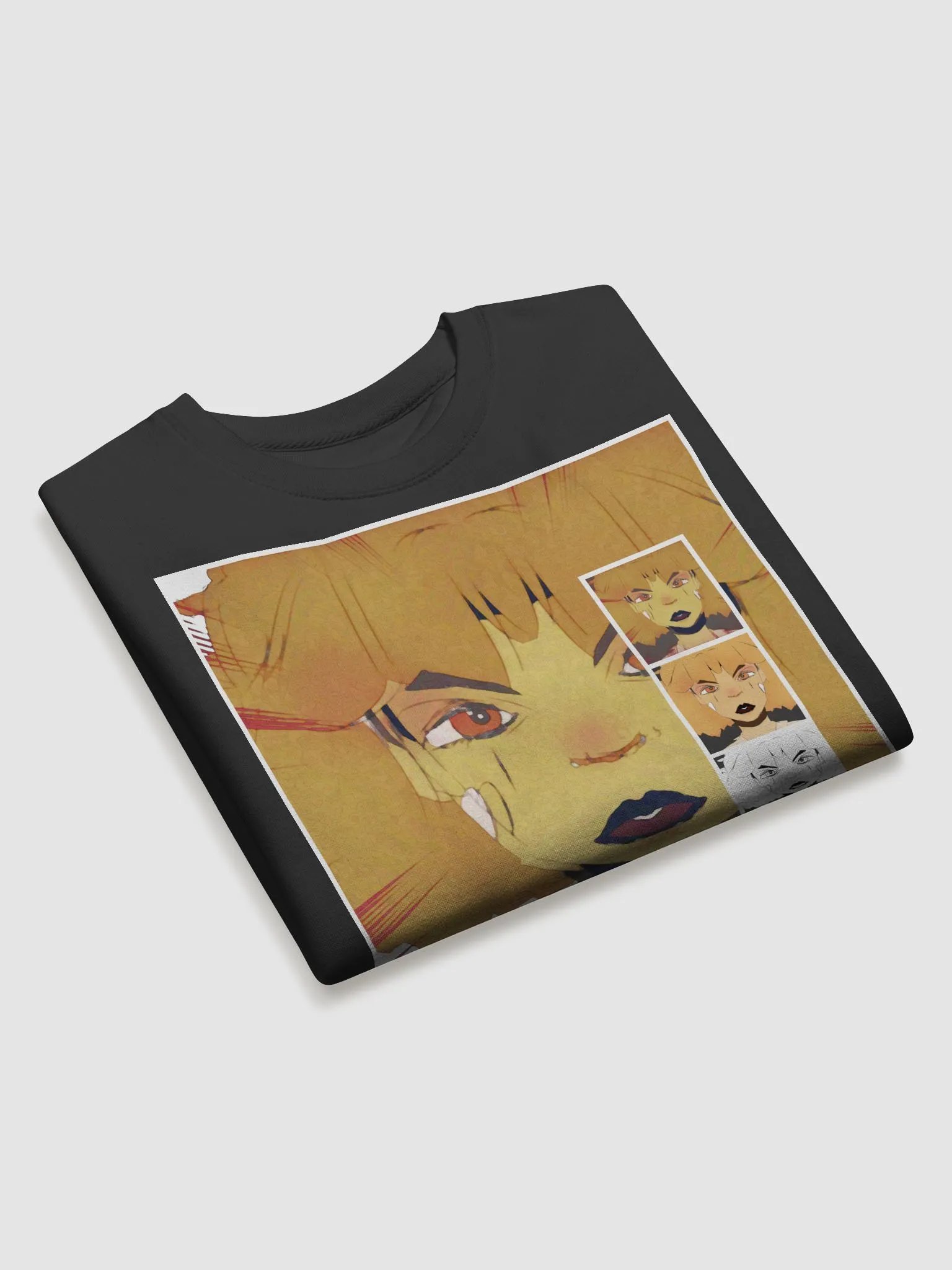 Yellow Blush Anime Spirit Premium Sweatshirt product image (3)