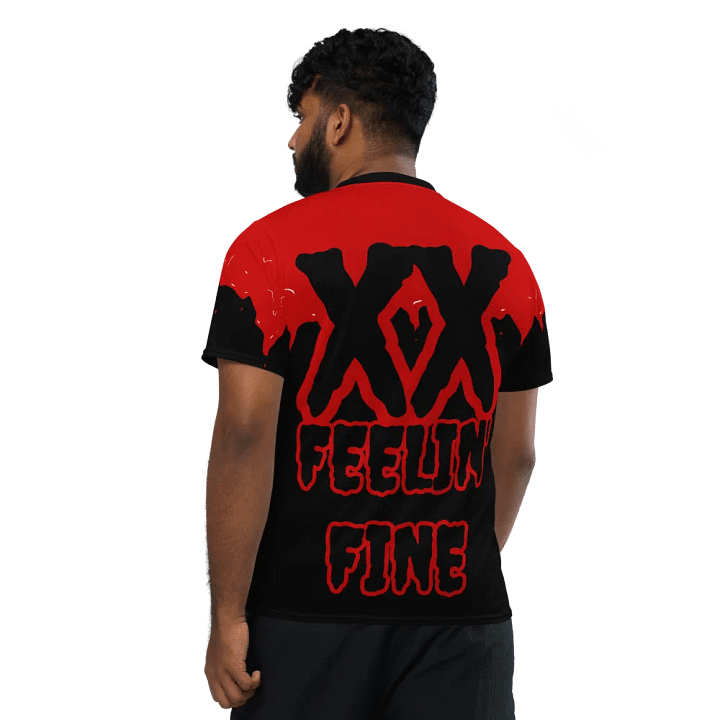 Skull and blood sports jersey product image (2)