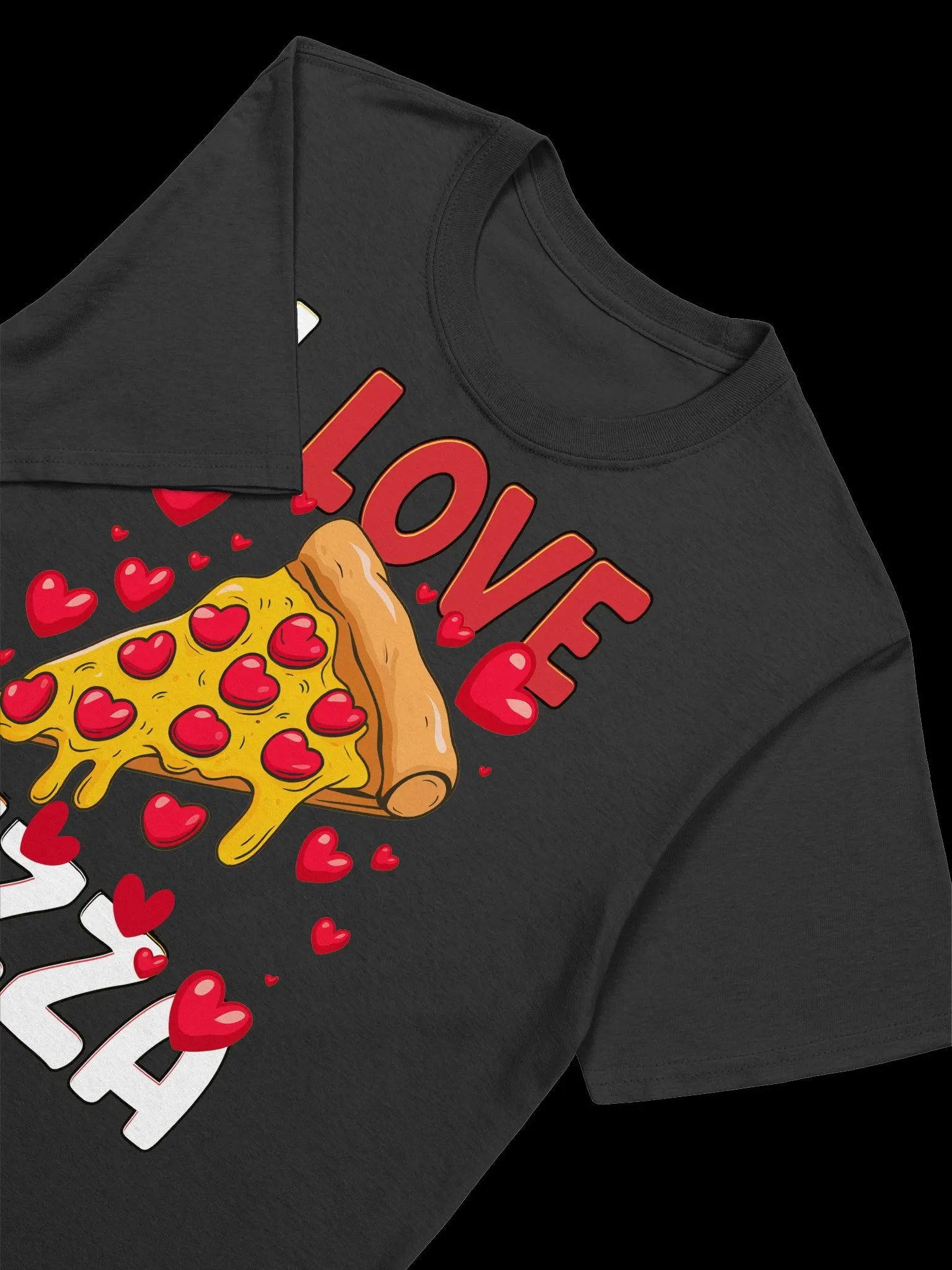 Food Lover-I Love Pizza-Cute Pizza T-Shirt product image (17)