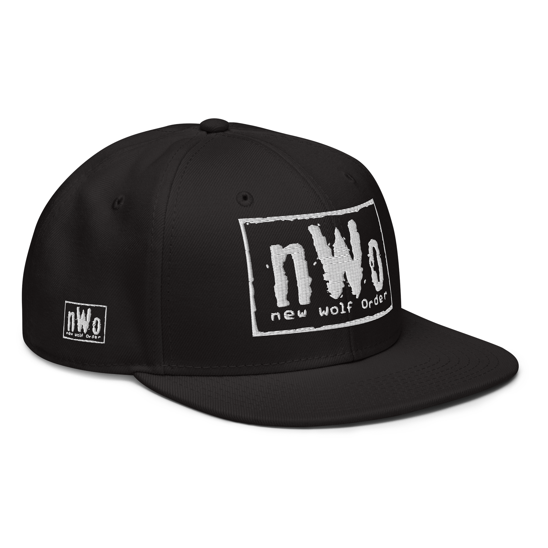New Wolf Order Black & White SnapBack Cap product image (6)