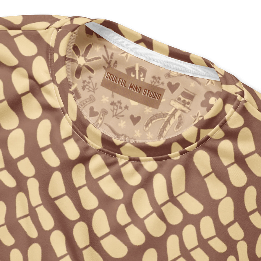 Mocha Mousse Statement All-Over Print Sweatshirt product image (4)