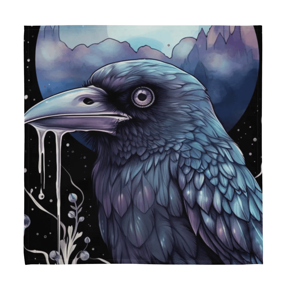 Premium Cloth Napkin Set: Mysterious birds observe product image (6)