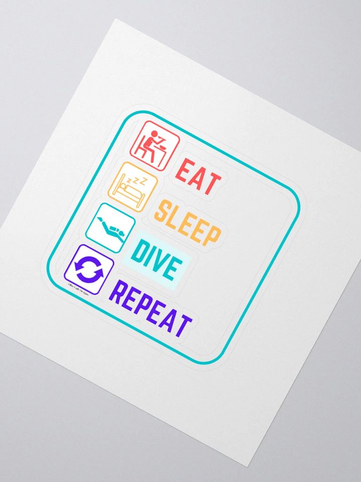 Eat Sleep Dive Repeat - Stickers product image (2)