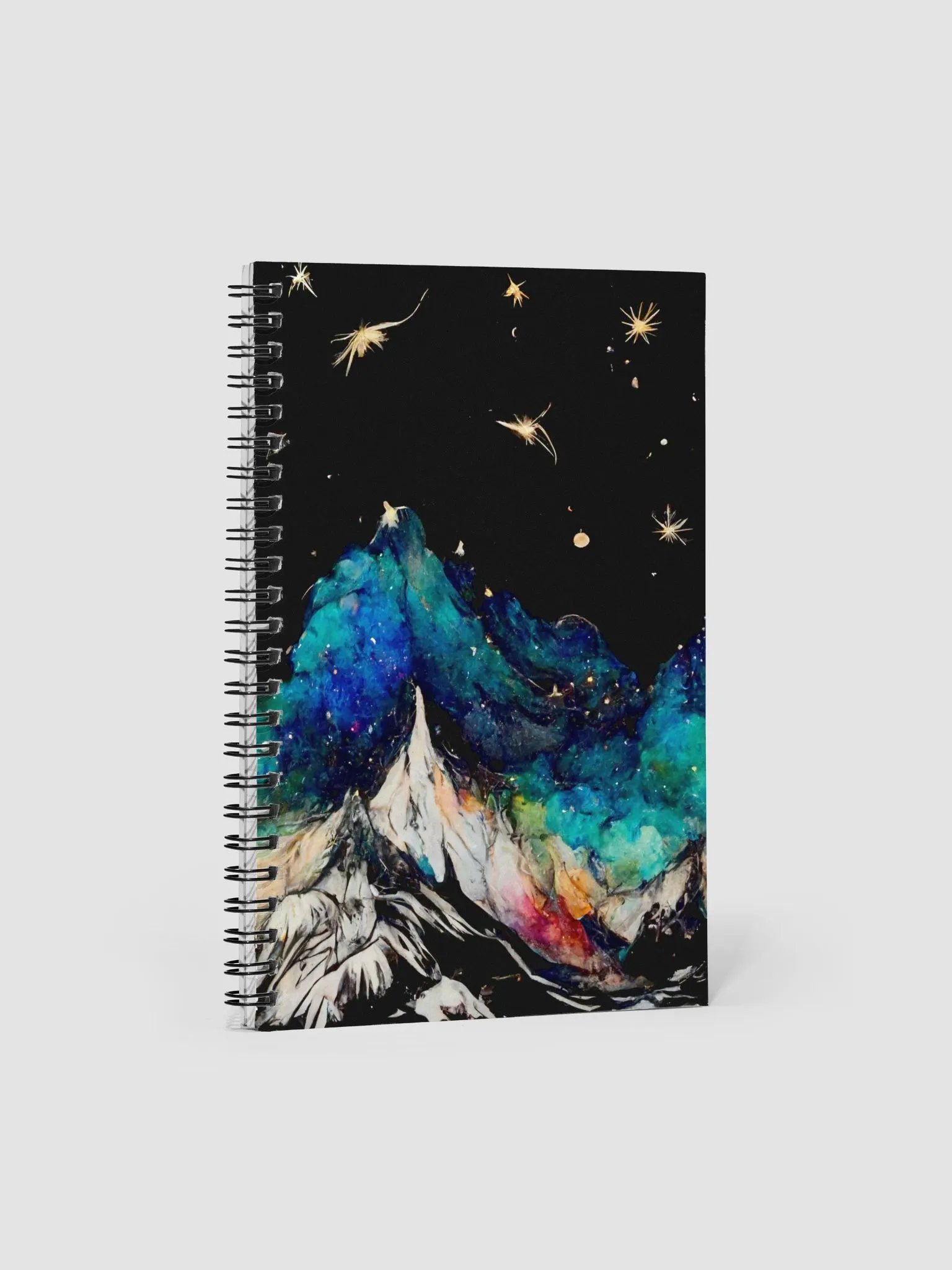 Starry Mountain Dreams Spiral Notebook product image (1)
