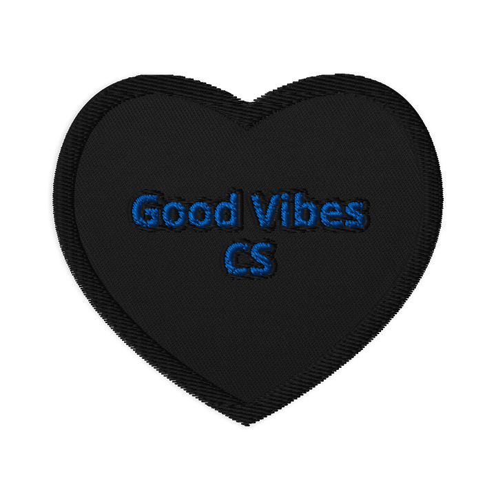 Hear, Good VIbes, CS Embroidered Patch product image (1)
