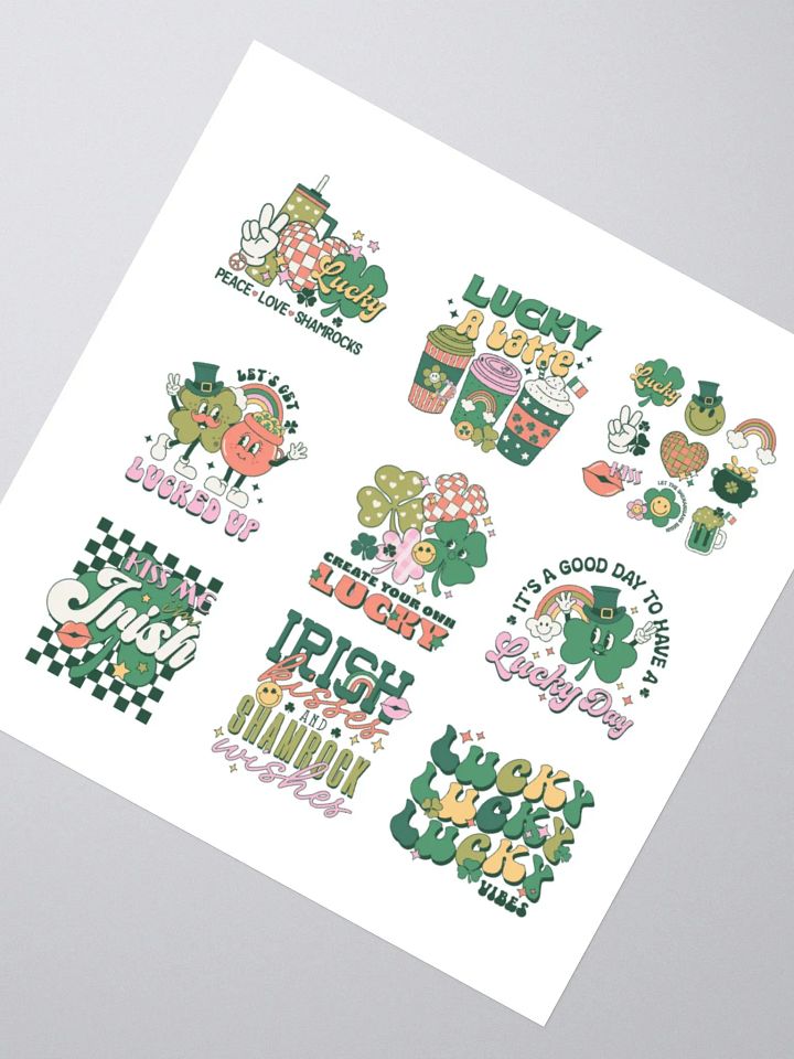Whimsical St. Patrick's Day Stickers Set product image (4)