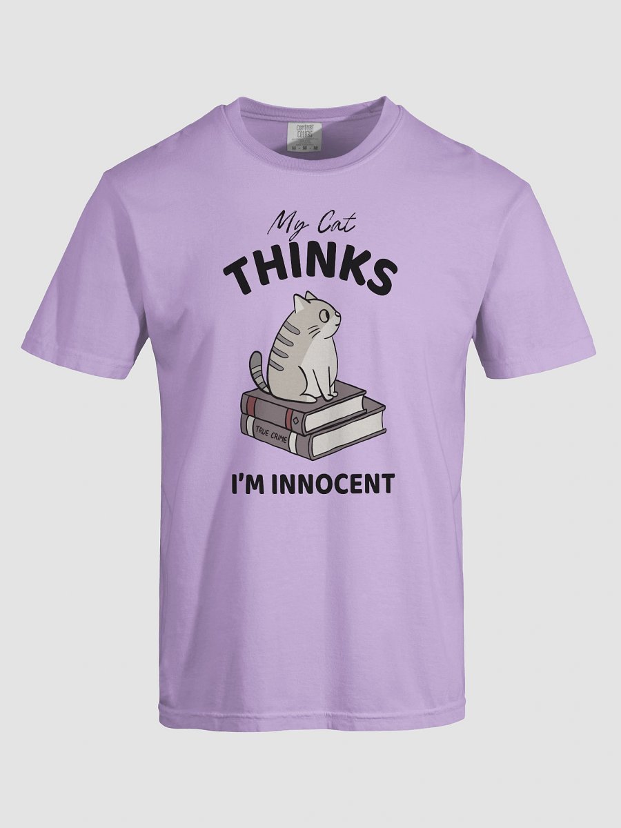 Hand-drawn Purr-fect Gift for Cat Moms Who Love Murder Mysteries - True Crime Graphic Tee product image (18)