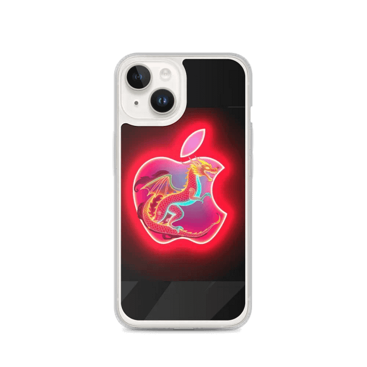 Neon Dragon Apple iPhone® MagSafe® Clear Case product image (4)