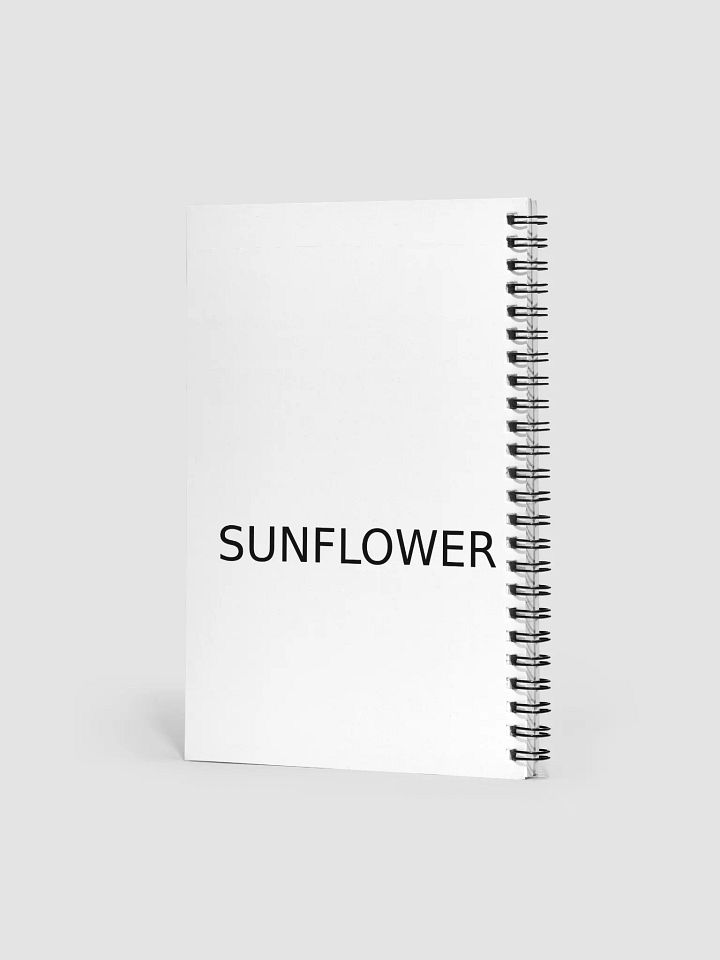 Sunflower Dreams Spiral Notebook product image (2)