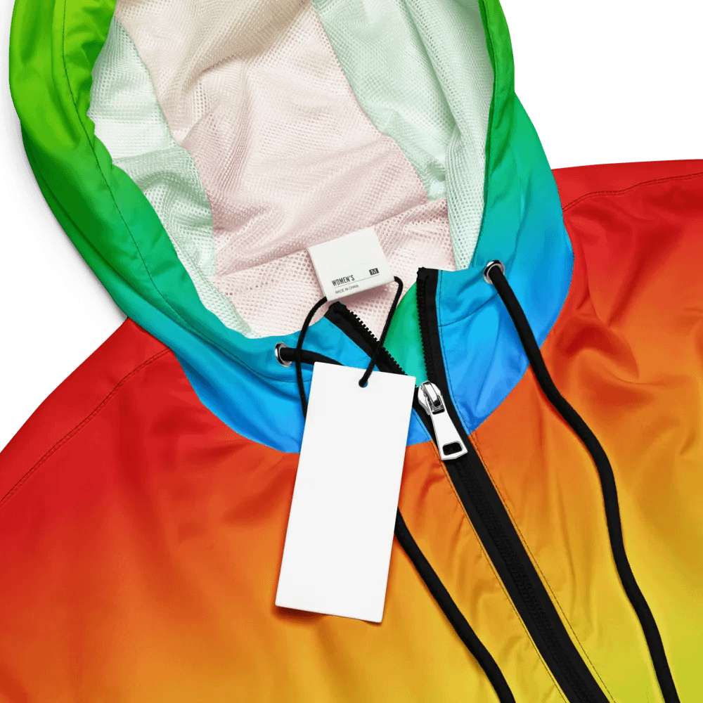 Rainbow Women's Cropped Windbreaker product image (10)