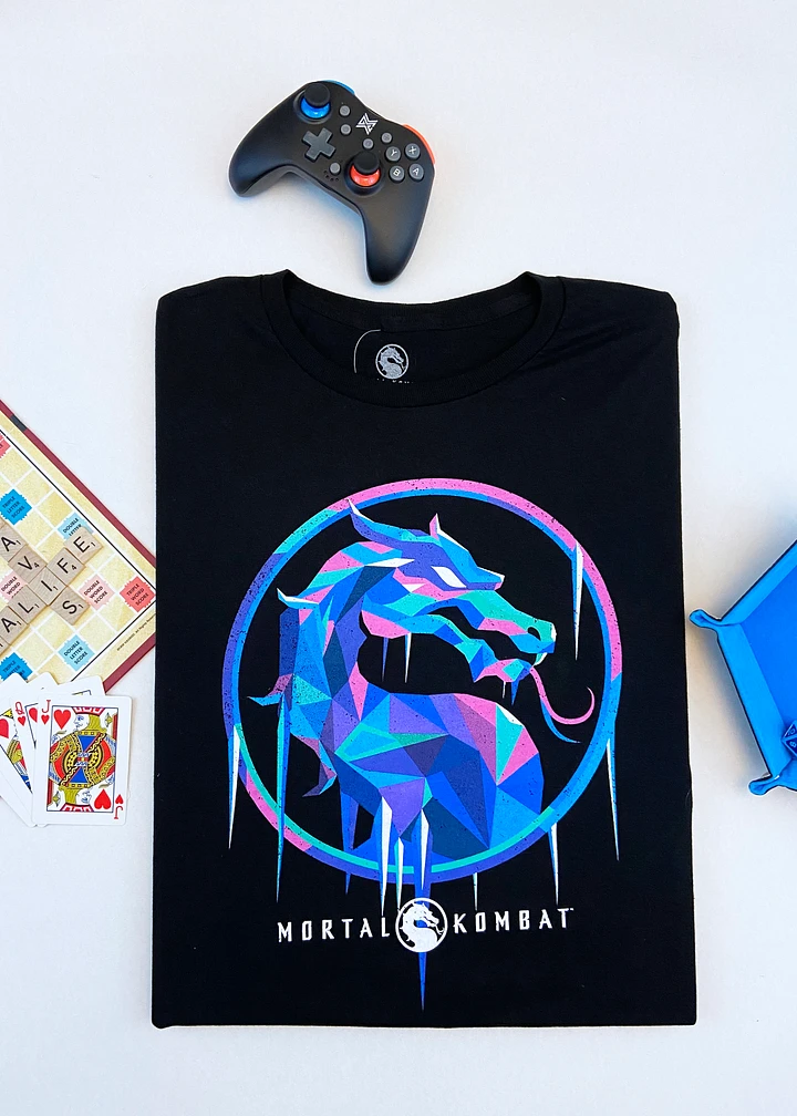 Mortal Kombat Frozen Dragon Mens T-Shirt product image (1)