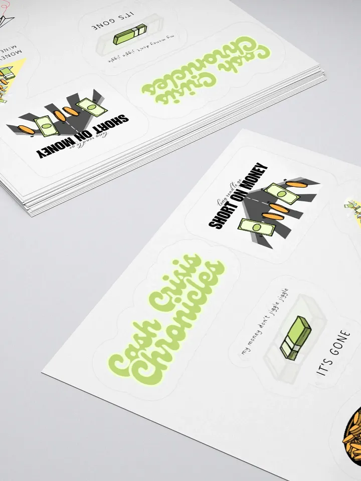 Cash Crisis Chronicles Sticker Set product image (2)
