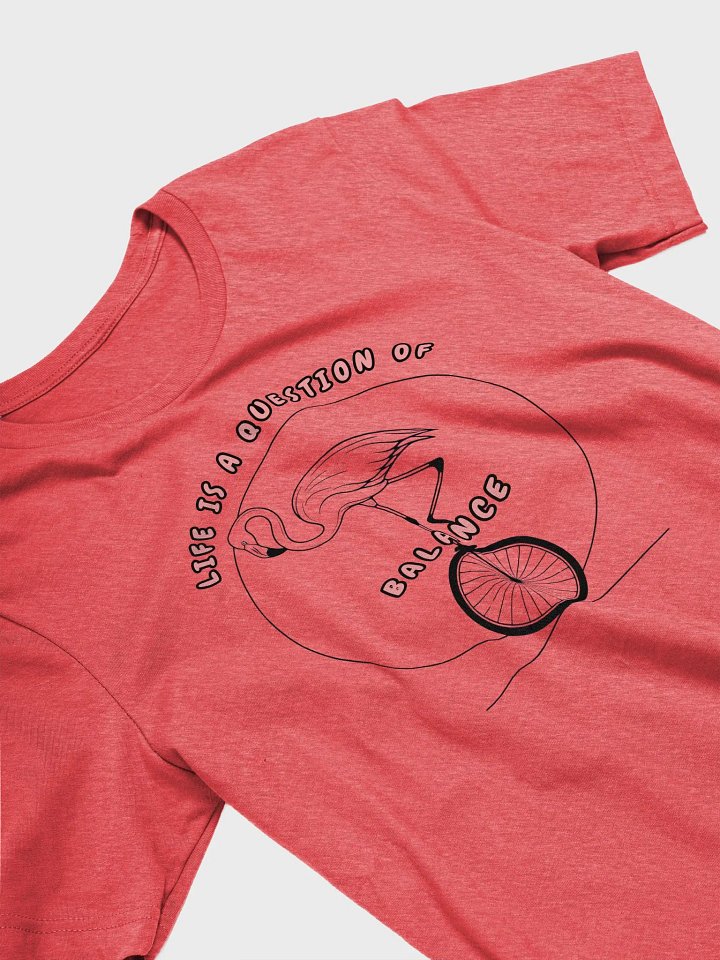 Balancing Flamingo Unicycle Tee product image (2)