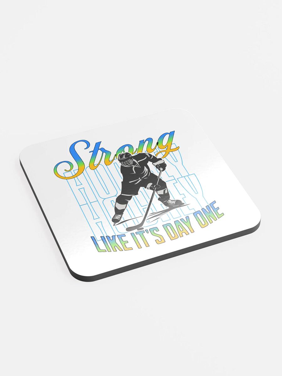 Like Its Day One Hockey Silhouette Coaster product image (3)