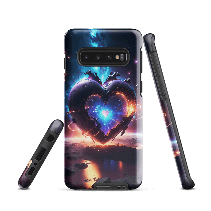 Cosmic Heart Samsung Tough Case - Galaxy Energy Heart Design product image (1)