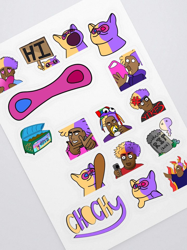 Emote Stickers 1 product image (1)