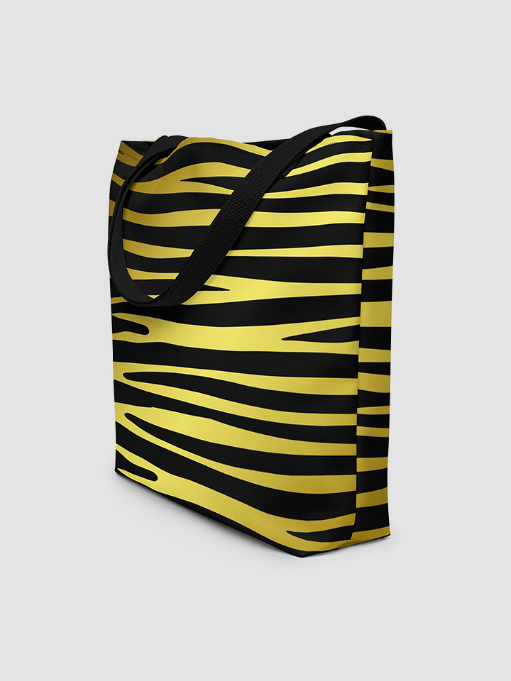 Tiger Stripes - All-Over Print Large Tote Bag w/ Pocket product image (2)