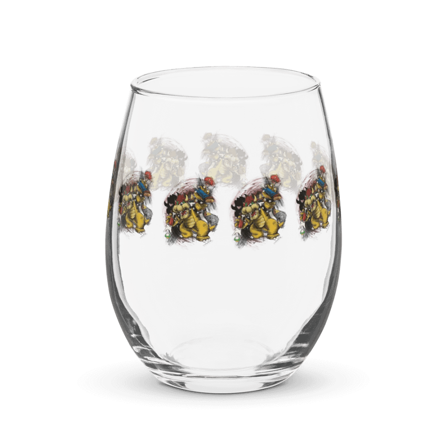 Bowser by StephyJ Stemless Wine Glass product image (2)