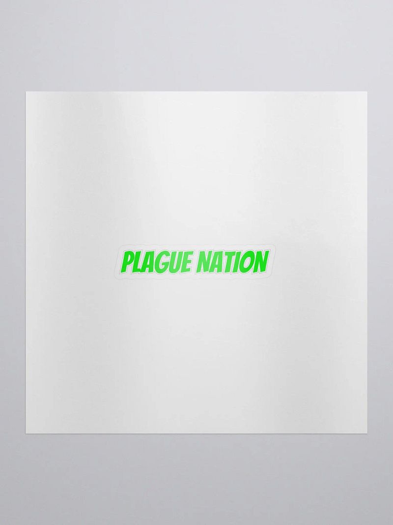 PLAGUE NATION sticker