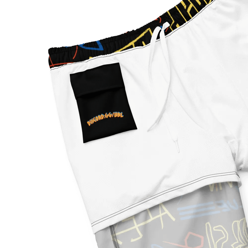 UBL Graffiti Tag Swim Trunks product image (6)